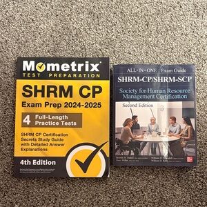 SHRM CP Exam Prep Notebook - Yellow and Black